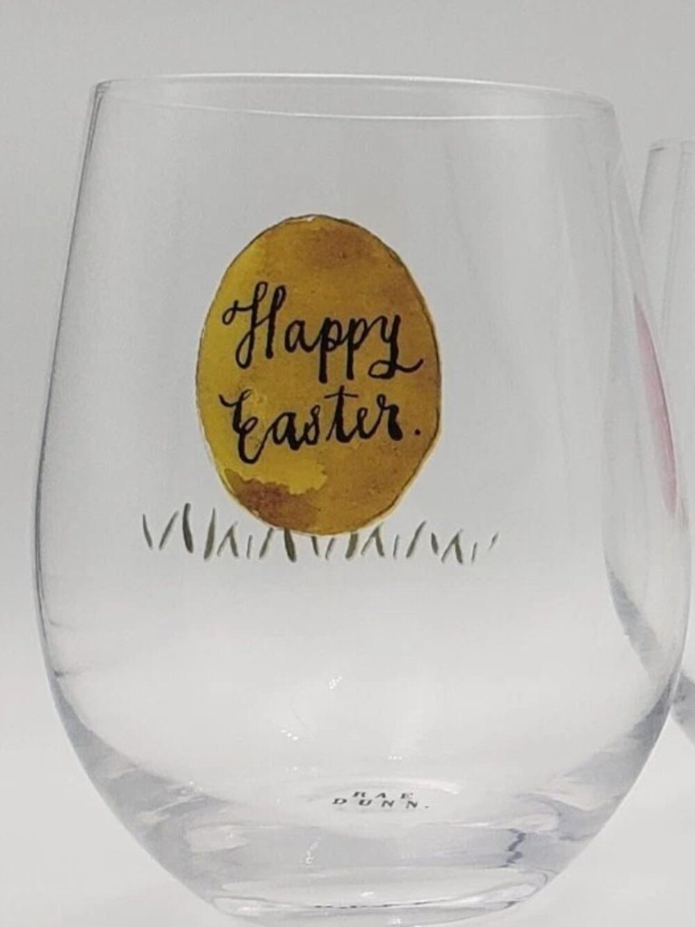 🐣 Rae Dunn HAPPY EASTER Wine Tumblers — New in Box